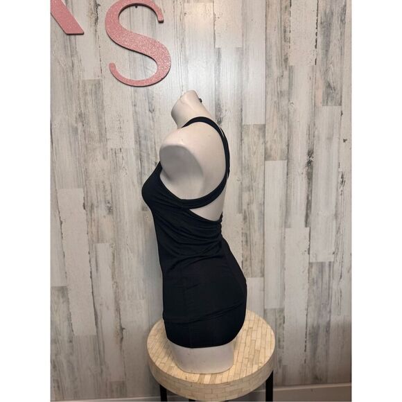 Aspire black tank top with built in sports bra size XSMALL - Picture 5 of 10